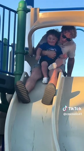 Baby G Loves the Slide — Cute Baby Slide Reaction