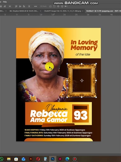 Creative Funeral Poster Design Ideas