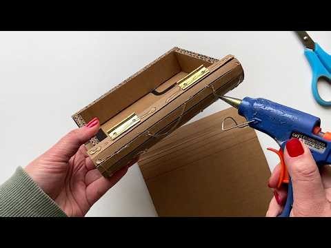 DIY 🥰 BOOK BOX made from cardboard | Cardboard crafts