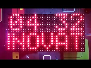 Digital Clock LED P10 Arduino Uno