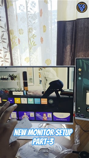 New Monitor Setup Part-3 #shorts #shortsfeed #shortvideos #trending #minivlog