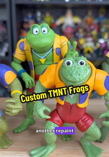 Custom TMNT Punk Frogs Collection Showcase