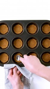 You're only 5 ingredients away from these creamy apple and custard bite-sized treats. Full recipe: https://www.taste.com.au/recipes/muffin-pan-apple-custard-tarts-recipe/650wnhqe | Taste.com.au