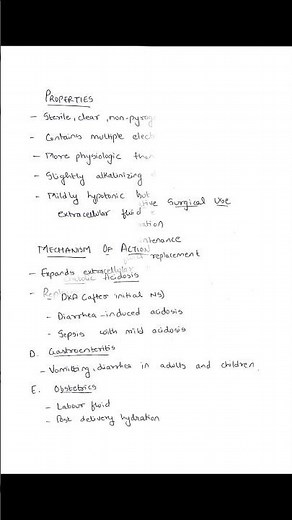 “IV Fluids Series: All About Ringer’s Lactate 💉”