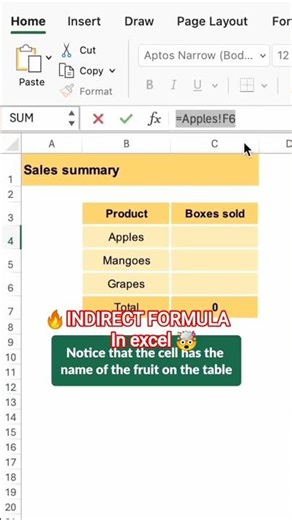 🔗📊 Excel Me INDIRECT Function Kaise Use Kare 2026 | Dynamic Cell Reference Ka Power#kge #viral