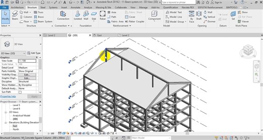 8.6K views · 216 reactions | Basic Revit Structural | Beam Systems #revit #revitstructure #revitbim #bimrevit #bim #structure #designstructure #reels #reelschallenge #reelsviral | Sem Sona | Facebook