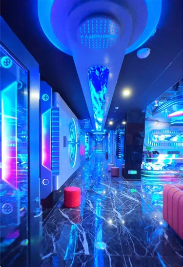 Karaoke aisle, it's so cool! ทางเดินคาราโอเกะ มันเจ๋งมาก! Lối đi Karaoke, thật tuyệt! 這樣的KTV過道，簡直太炫酷！ #KTVmodule #การตกแต่งคาราโอเกะ #KTV模塊化妝修 #ktvdesign #KTV裝修