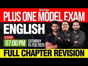 Plus One Model Exam English - Full Chapter Revision | Xylem Plus One