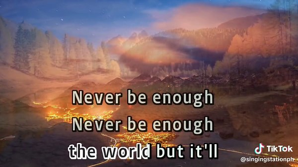 Never Enough Karaoke Male Version | Singing Station PH
