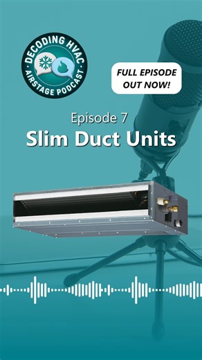 Fujitsu General USA on Instagram: "Discover the benefits of slim duct mini-splits! In Episode 7 of the Decoding HVAC Podcast, we break down the differences between slim duct mini-splits and traditional wall-mounted units. From installation and aesthetics to whisper-quiet performance, this episode helps homeowners and contractors alike make the best choice. 🎧 Full episode on Spotify + YouTube 🎙️ New episodes every other Friday 🔗 Link in bio #DecodingHVAC #FujitsuAIRSTAGE #MiniSplits #SlimDuct 