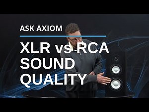 XLR vs RCA Sound Quality Explained by Andrew the Audio Design Engineer