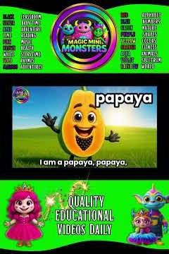 Fruit Phonics Dance | Left Right Middle Challenge for Kids | Magic Mini Monsters #magicminimonsters