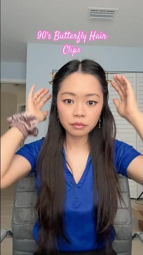 90’s 3D Butterfly Hair Clips – Y2K Throwback Trend 🦋 #Shorts