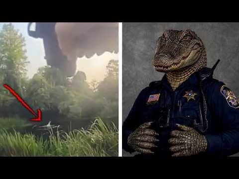 Alligator Helps Deputies Apprehend Fleeing Suspect