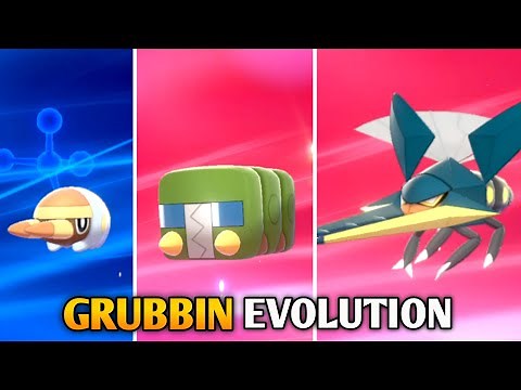 How To Evolve Grubbin Into Charjabug And Vikavollt In Pokemon Sword & Shield | Galar Pokedex