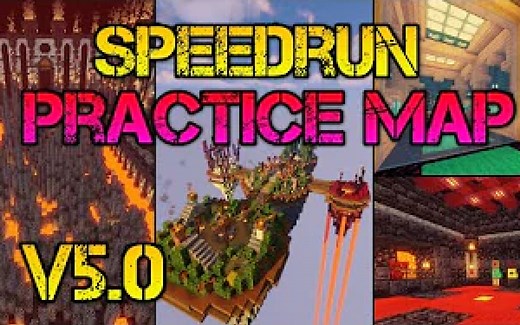 【Minecraft速通】全网最全！速通一站式练习地图