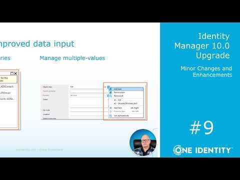 Identity Manager | Update 10 LTS | Minor Changes and Enhancements