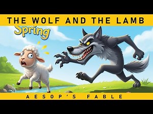 The Wolf and the Lamb | Aesop's Fable with Moral | Short Animated Story for Kids