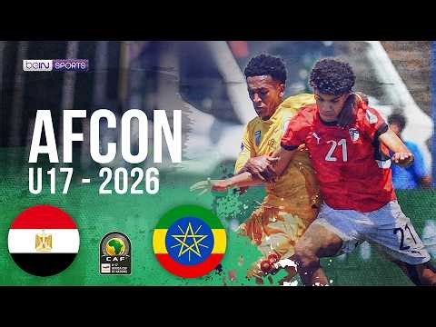 Egypt vs Ethiopia | HIGHLIGHTS AFCON U17 2026 | 05/13/2026 | beIN SPORTS USA