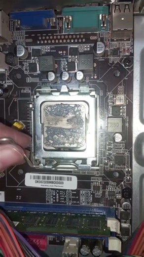 cpu motherboard wireing fiting 4#motherboard #cpu