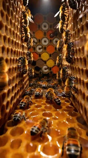 Honey Bee POV: Micro Camera Inside a Living Hive