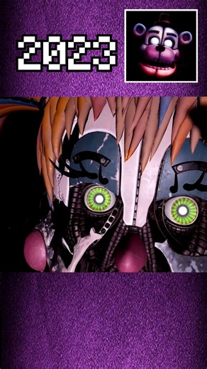 Evolución de CIRCUS BABY en Five nights at Freddy's y en minuto #fnaf #fnafmovie #fnafsl #shorts