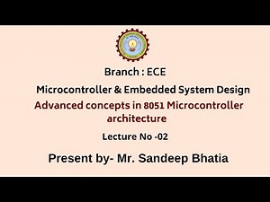 Microcontroller & Embedded System Design | AKTU Digital Education