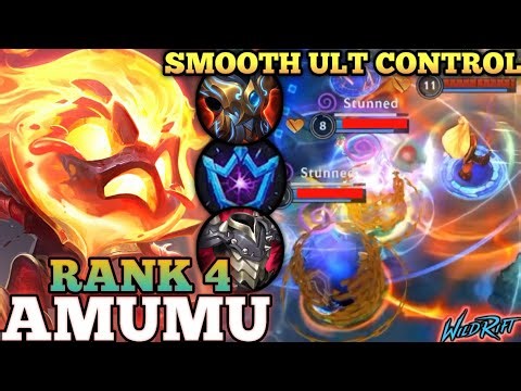 AMUMU PERFECT ULT CROWD CONTROL! MAX TANK META BUILD - TOP 4 GLOBAL AMUMU BY V D P - WILD RIFT
