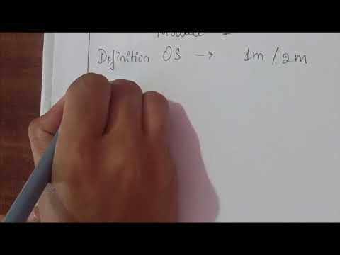 Module 1 part 1 BCS303 Operating systems