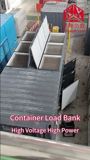 High Voltage High Power Container Load Bank testing. #loadbank #generatorsets #datacenter