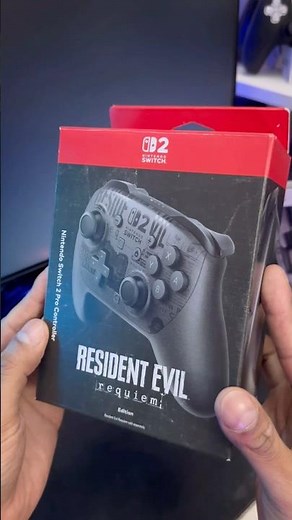 EXCLUSIVE RE9 NINTENDO SWITCH 2 CONTROLLER UNBOXING #re9 #shorts #viral #residentevilrequiem #switch