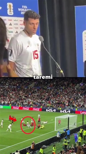 Iranian captain Mehdi Tarémi is crying foul and accusing FIFA and the United States of wanting to knock them out of the World Cup. #iran #egypt #offside #worldcup #taremi