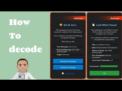 HOW TO DECODE ALIEN MESSAGES ON BITLIFE