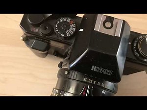 Ricoh KR-5 Super II retro 35 mm film photo camera vintage retro device test