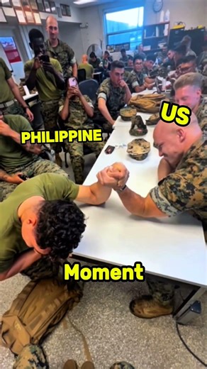 When the US Army vs Philippine Army Arm Wrestle! 🥶