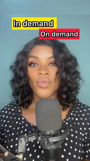 193K views · 6.1K reactions | Difference between In demand and On demand in English. #learnwithprecious #amazingdiction #English | Precious Chibuzor Eke | Facebook