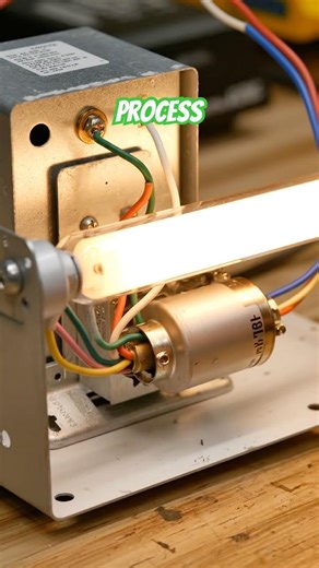 How a fluorescent light works? #fluorescent #light #acpower #h2u