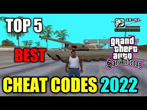 GTA San Andreas | Top 5 | Cheat Codes ( New 2022 ) | GTA San Andreas Cheat Codes | SHAKEEL GTA