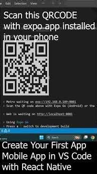 Create Your First App Mobile App in VS Code with React Native