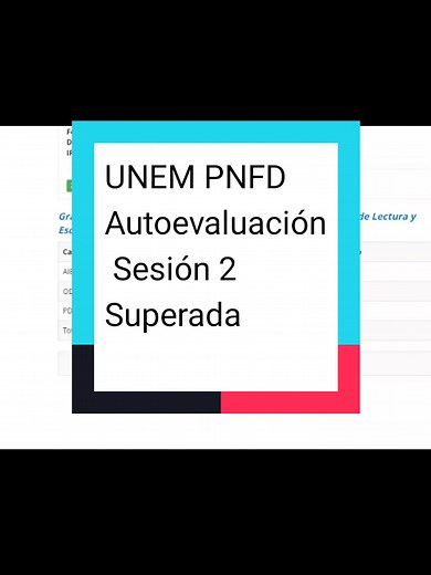 Autoevaluación en el Aula Virtual de UNEM