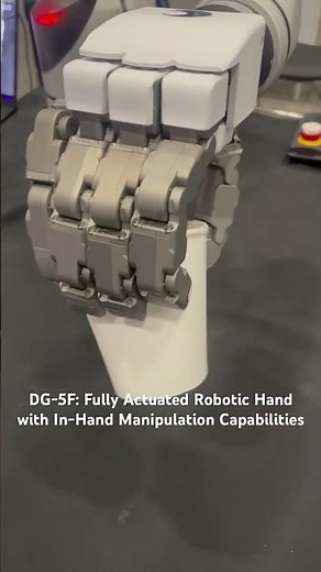 DG-5F: Fully Actuated Robotic Hand with Infinite In-Hand Rotation!🤞