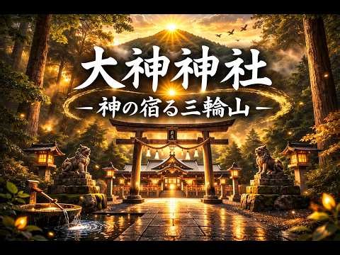 【心に響くBGM】三輪の山に宿る神 ― 大神神社/The god residing in Mount Miwa - Omiwa Shrine