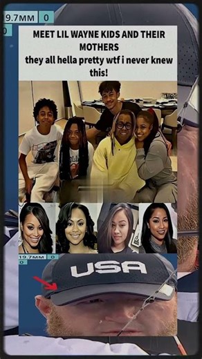 Lil Wayne’s Kids & Family 😳 Fans React #lilwayne #shorts #trending #celebritynews
