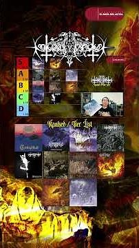 Tier List | Nokturnal Mortum | To Lunar Poetry #blackmetal #nokturnalmortum #metal