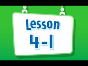 Math Envision English Lesson 4-1