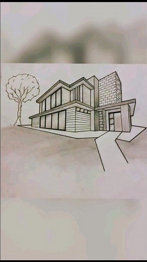 2-Points Perspective Drawing
