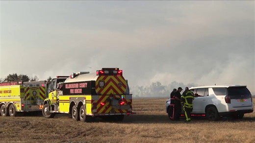 Dry and windy conditions sparking brush fires