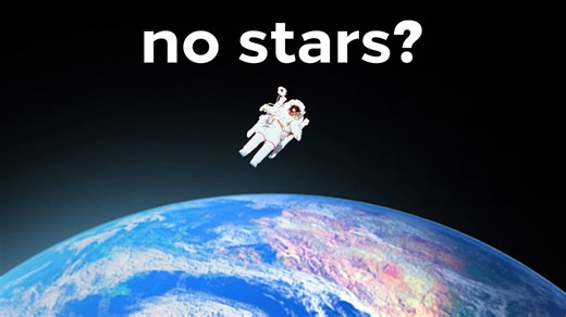 Why don’t we see stars in space?