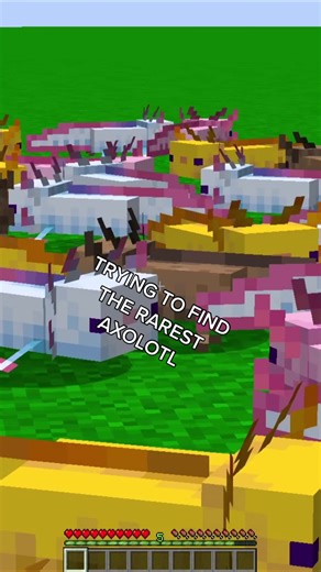 How Many Spawn Eggs to Find Rare Blue Axolotl in Minecraft?