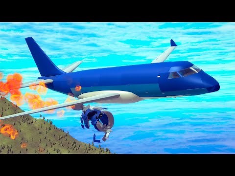 Besiege Realistic Crashes and Brutal Airplane Disasters #11